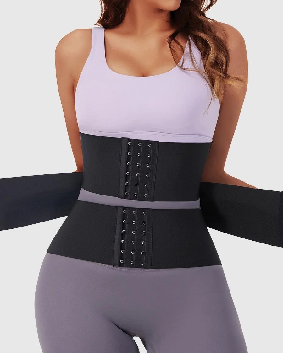 Waist trainer with rods discount on the side