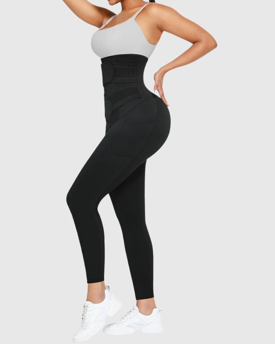 Waist trainer Sauna Leggings – Bodied By Vira